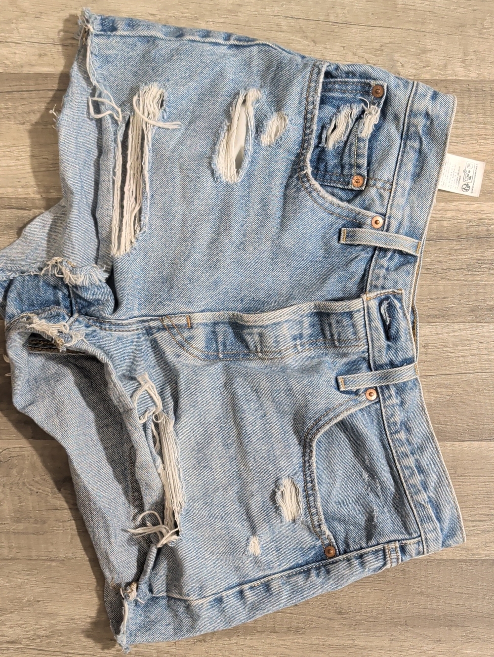 Women's 501 Distressed LEVI Jean Shorts